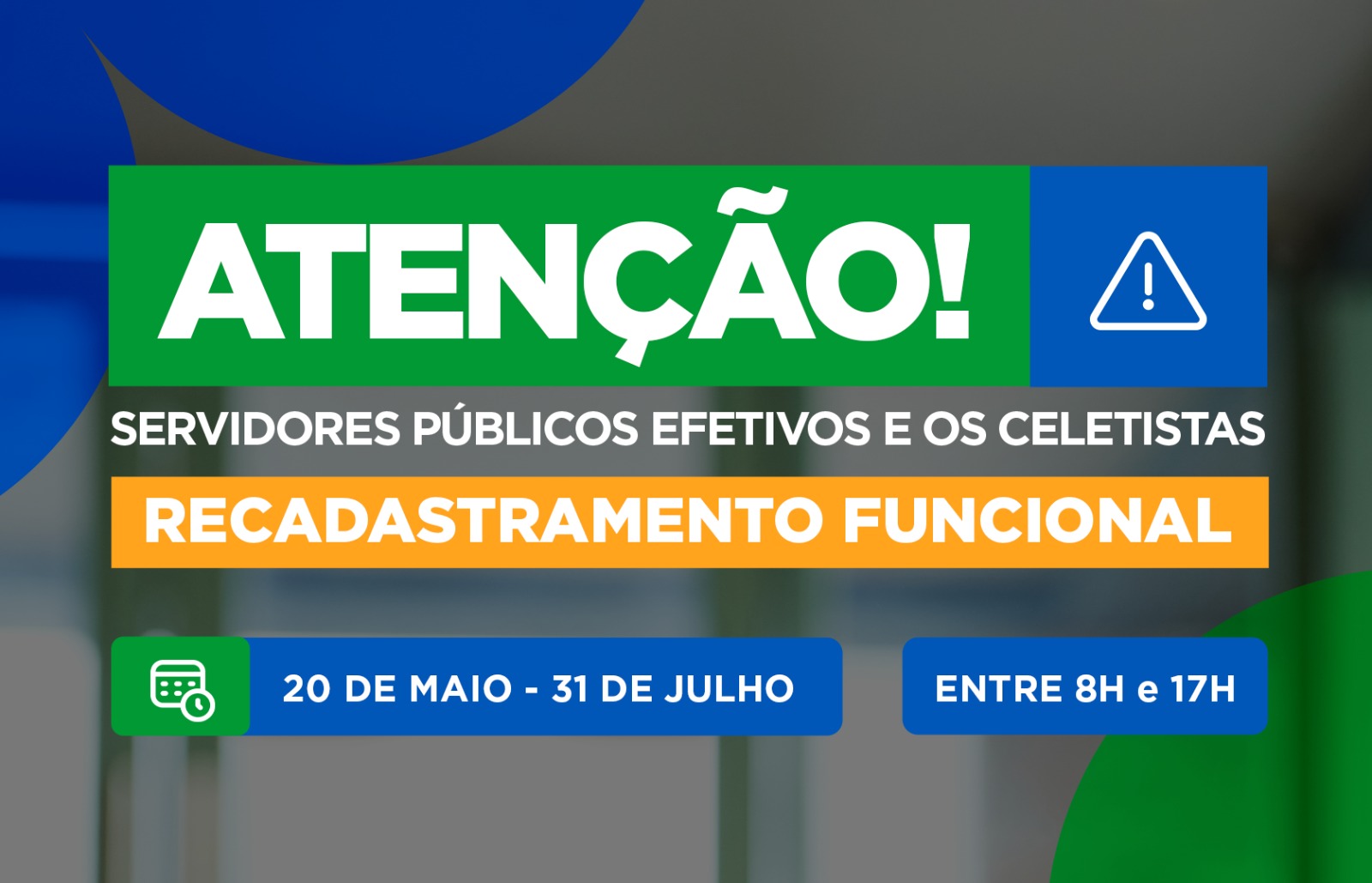 PREFEITURA DE SÃO MATEUS CONVOCA SERVIDORES PARA O RECADASTRAMENTO FUNCIONAL 2026